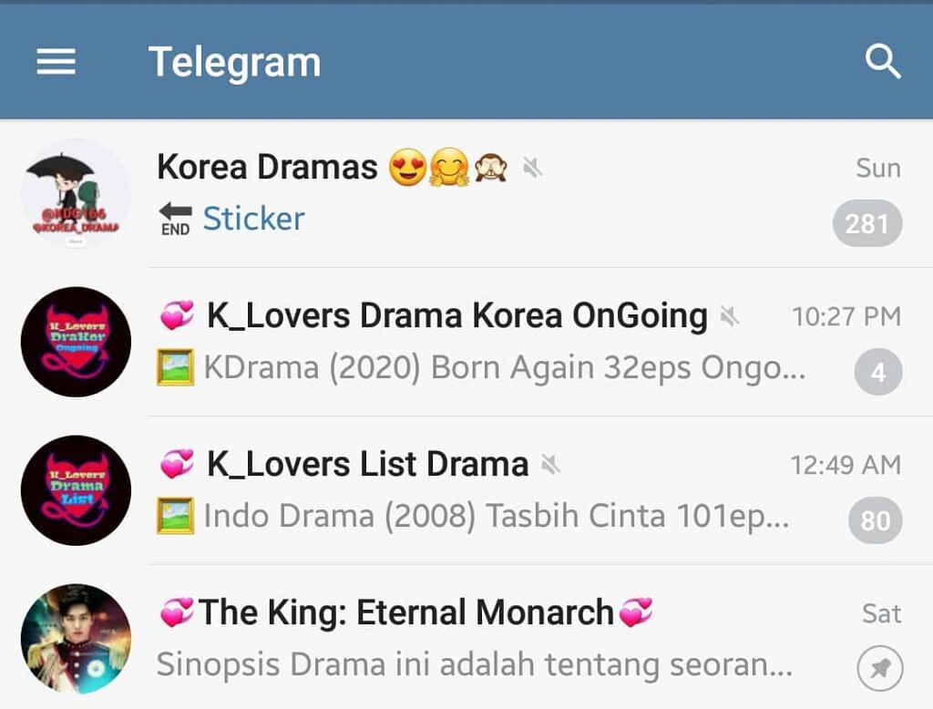 cara download drakor di Telegram