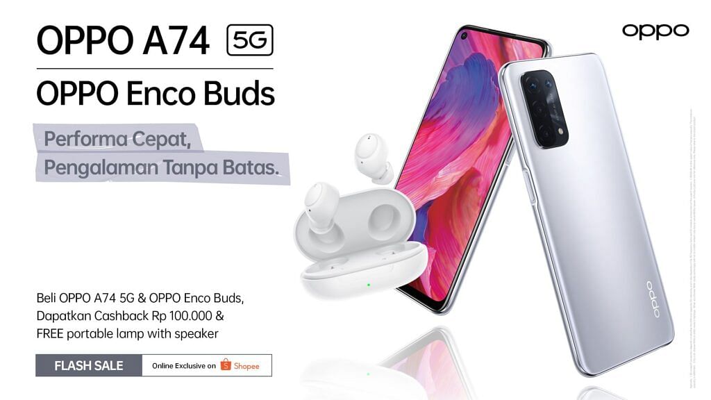 Oppo A74 5G dan Enco Buds