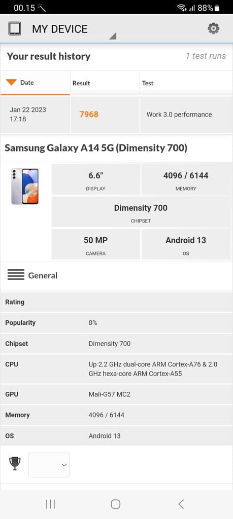 Review Samsung Galaxy A14 