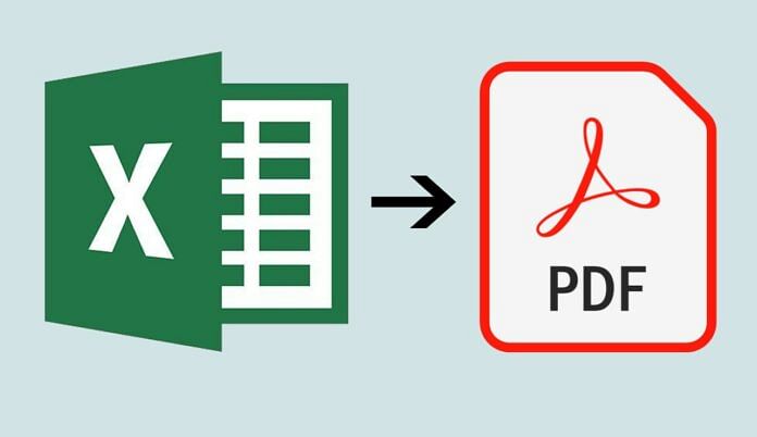 Cara Ubah File Excel ke PDF Cover