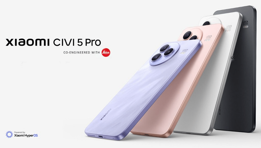 Xiaomi CIVI 5 Pro Siap Meluncur: Desain Stylish, Kamera 50MP, dan Baterai 6000mAh