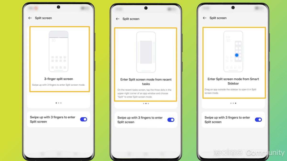 Cara Mudah Pakai Fitur Spilt Screen di HP Realme