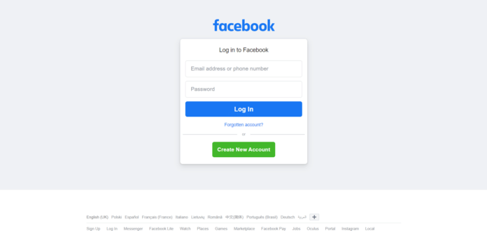 lupa password facebook banner
