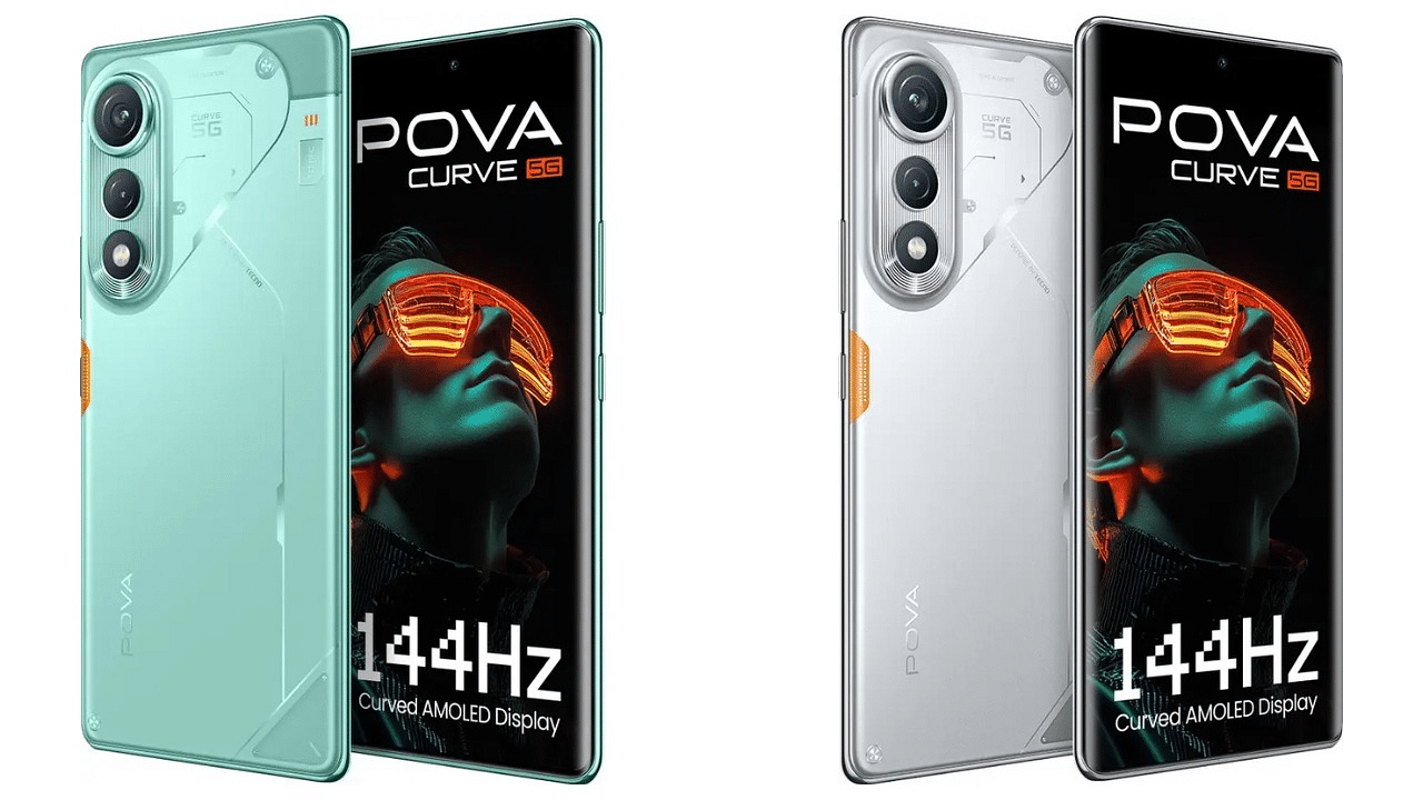 Tecno Pova Curve 5G: Punya Desain Melengkung dengan Layar AMOLED Super Tajam!