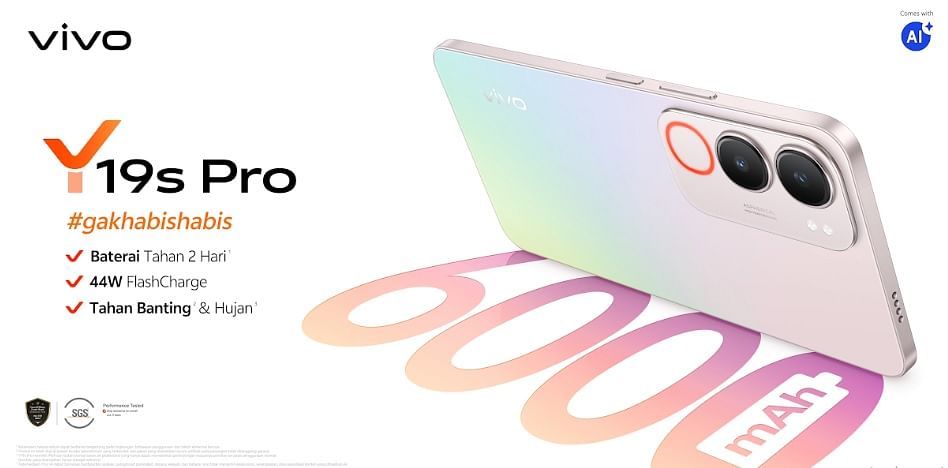 vivo Y19s Pro Resmi Diluncurkan di Jakarta Fair Kemayoran 2025, Segini Harganya