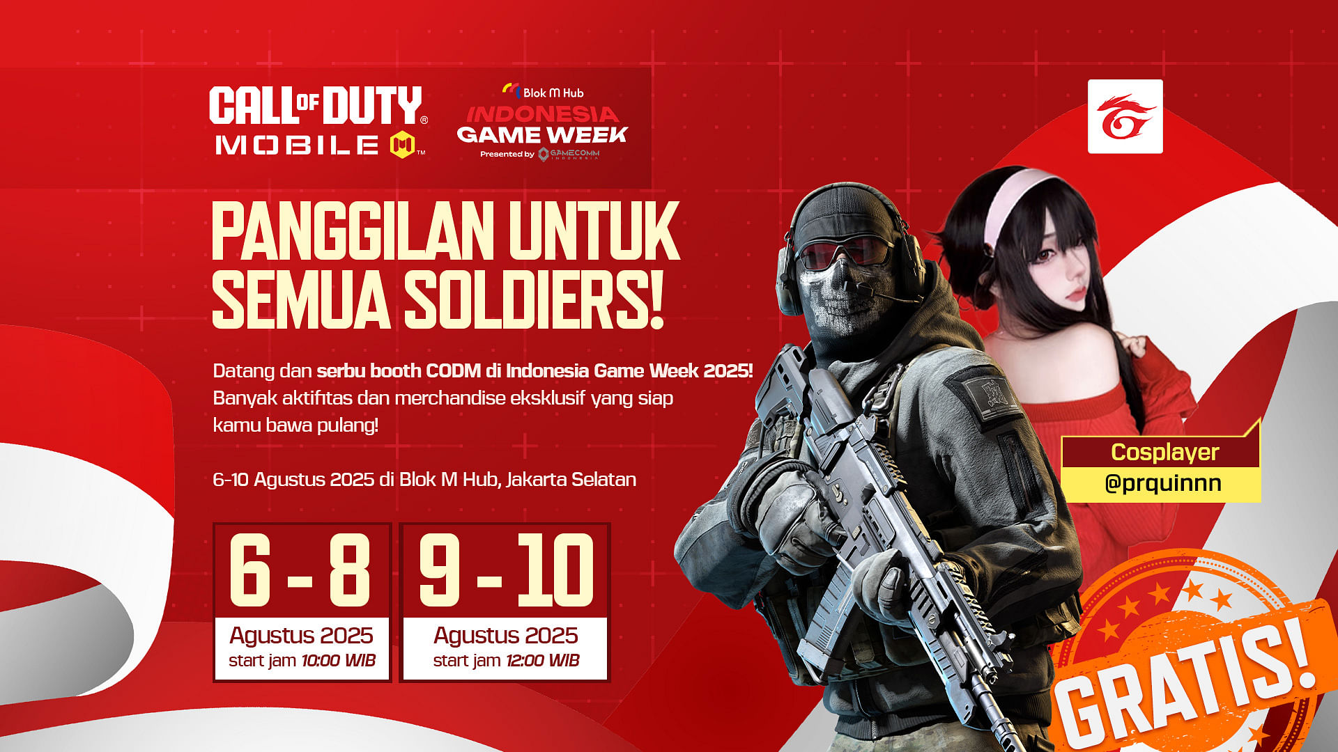 Call Of Duty: Mobile Hadirkan Berbagai Aktivitas Menarik di Indonesia