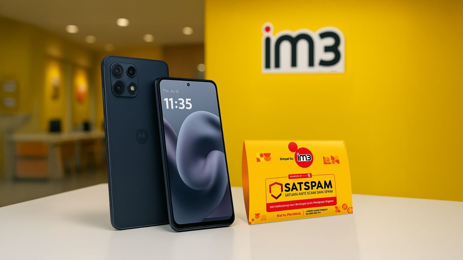 IM3 Hadirkan Bundling Motorola Moto g86 Power 5G