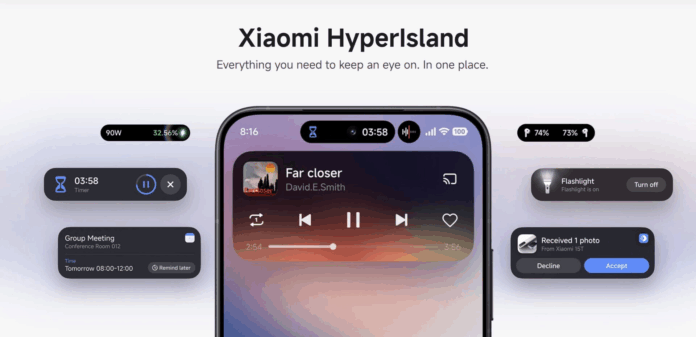 xiaomi hyper island banner