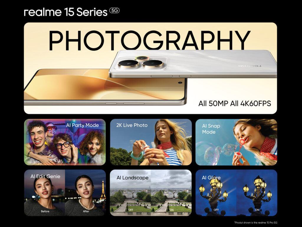 realme 15 Series 5G Siap Abadikan Momen Malam Anak Muda Secara Sempurna